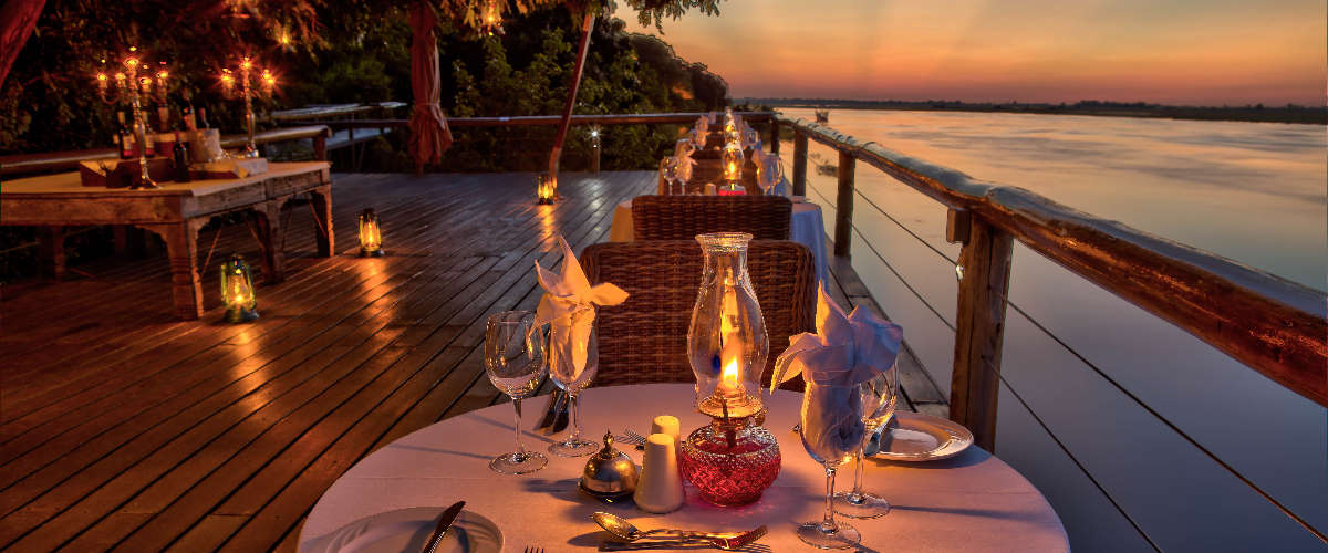 Chobe Game Lodge deck