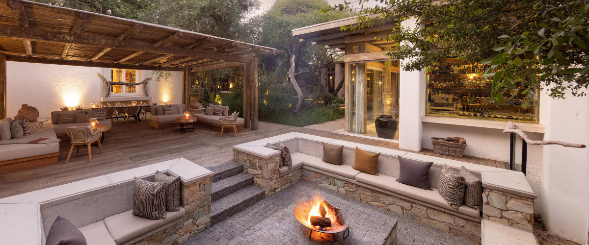 Kapama Karula lounge and fire pits