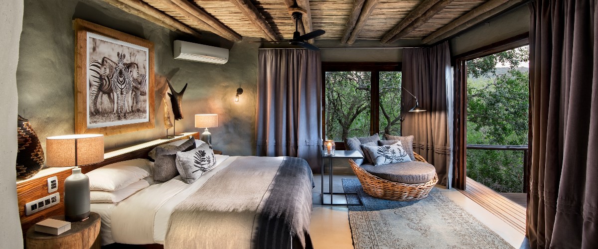 Phinda Rock Lodge suite bedroom