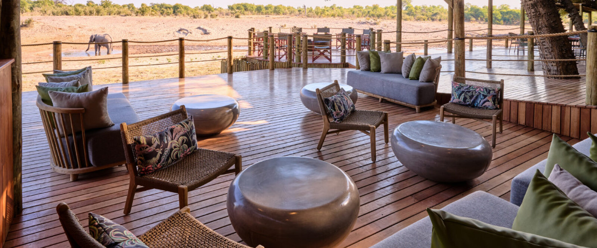 Savute Safari Lodge outdoor deck