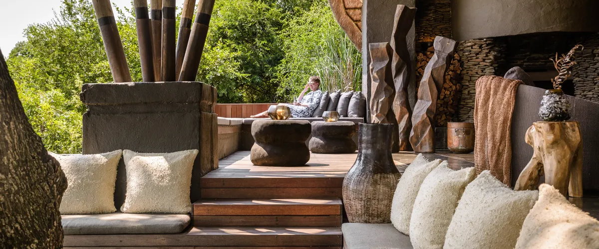 Singita Boulders lounging