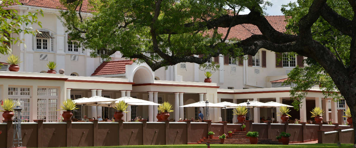 Vic Falls Hotel facing