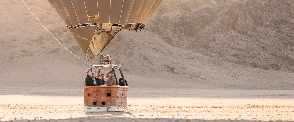 Wilderness Kul;ala Desert Lodge balloon