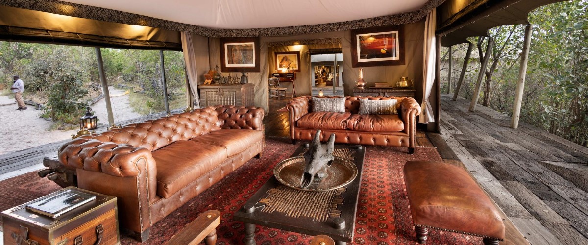 Zarafa Camp Main area lounge